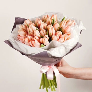 Precious Peach Tulips