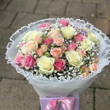 Pastel Rose Bouquet