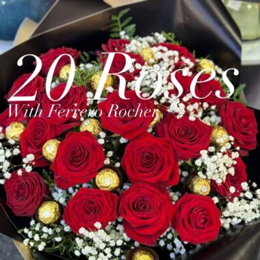 20 Red Roses Bouquet