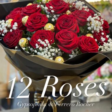 Dozen Red Roses Bouquet